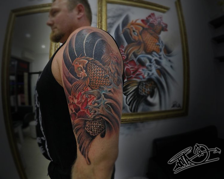 Koi Fish & Airbrush
